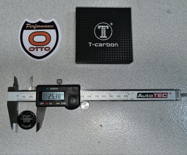 T-CARBON CUBIERTA DE BOTON PARA STAR/STOP EN FIBRA DE CARBONO - Imagen 8