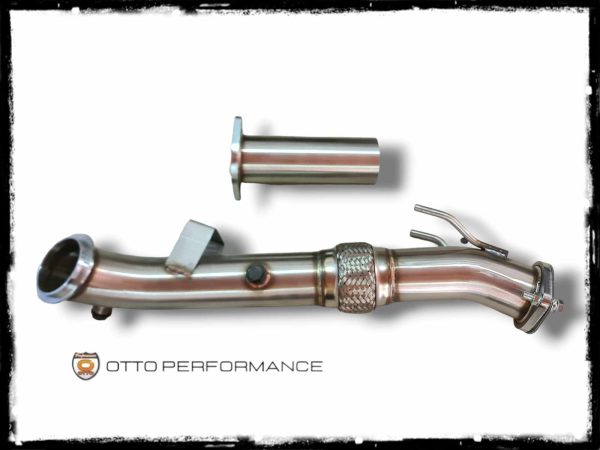 AS PERFORMANCE DOWNPIPE ACERO INOXIDABLE DE 3″ PARA MOTOR 2.0 TURBO FOCUS MK3 ST - Imagen 2