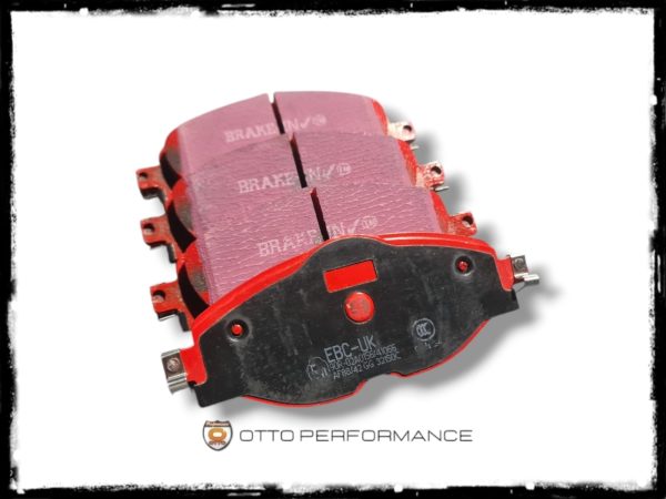 EBC KIT DE BALATAS DELANTERAS PERFORMANCE ROJAS (312mm-288mm)