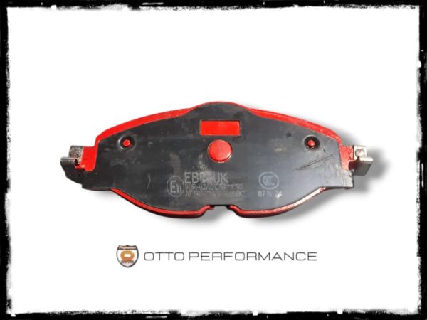 EBC KIT DE BALATAS DELANTERAS PERFORMANCE ROJAS (312mm-288mm) - Imagen 3